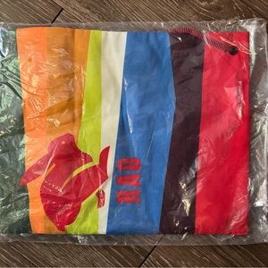 Rabbit Colorful Striped Track Bag —Brand New